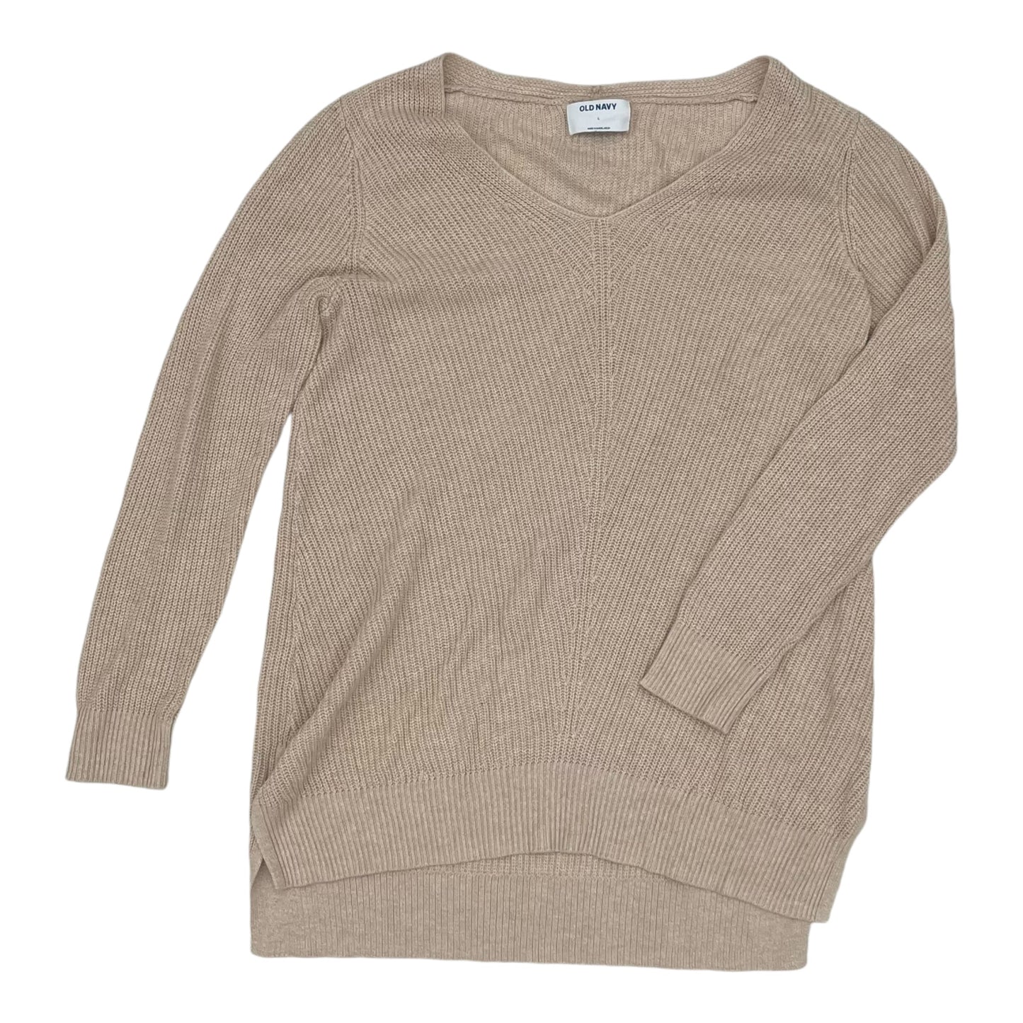 Sweater By Old Navy In Tan, Size:L