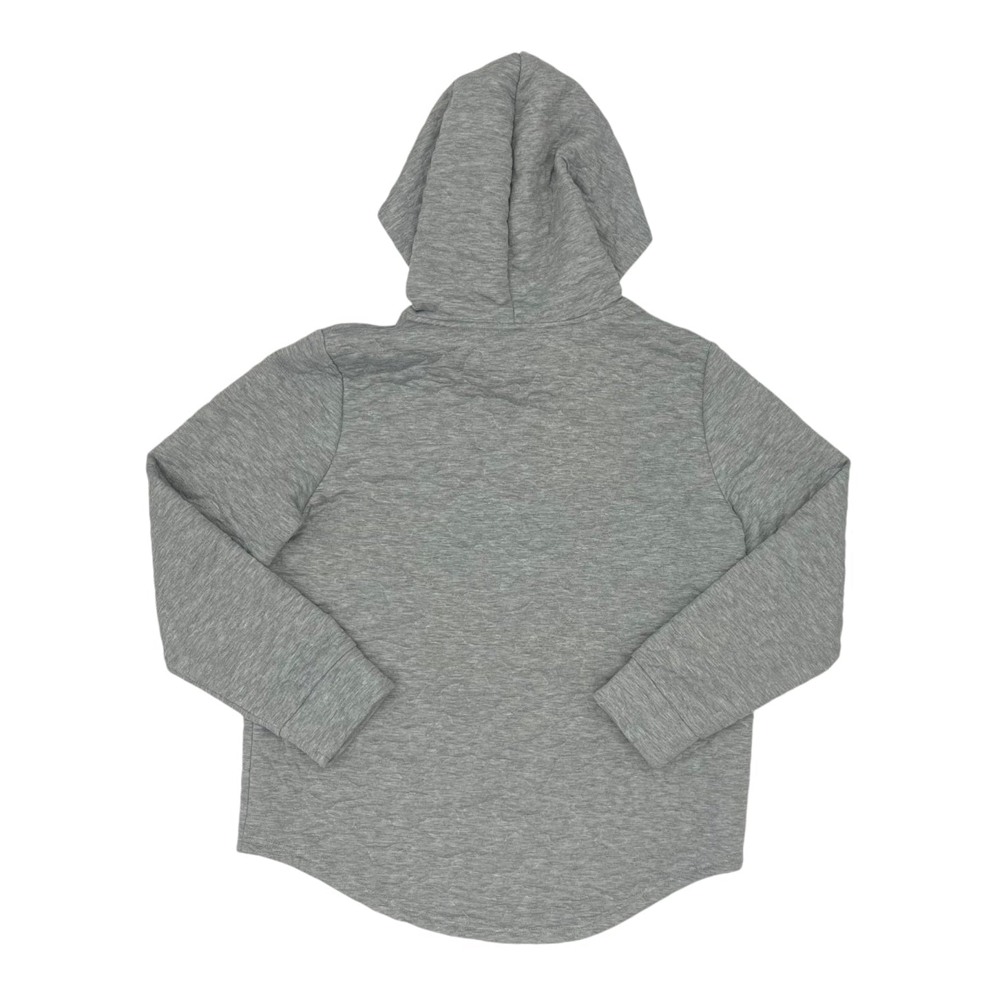 Sweatshirt Hoodie By Adrienne Vittadini In Grey, Size:L