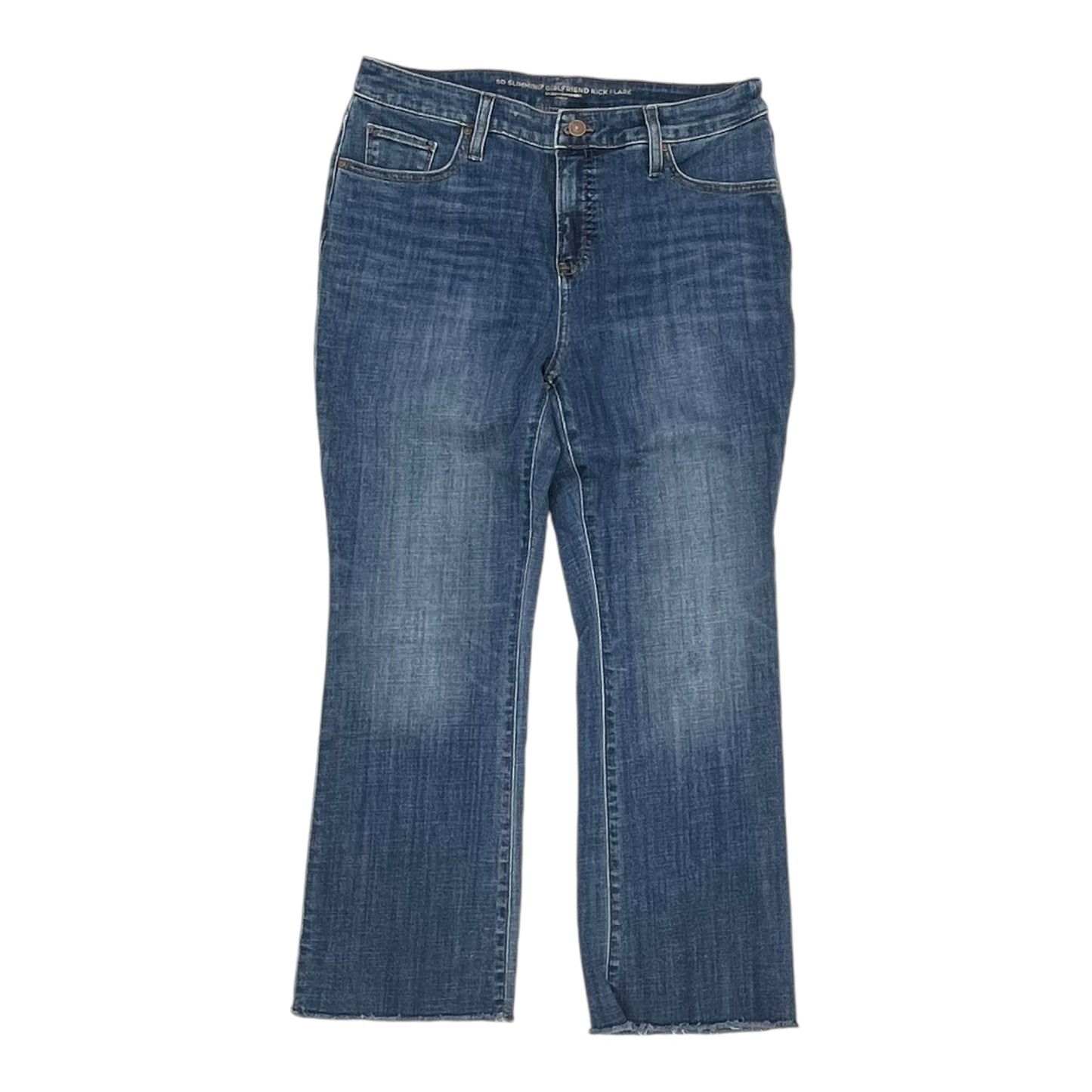 Jeans Boyfriend By Chicos In Blue Denim, Size:8