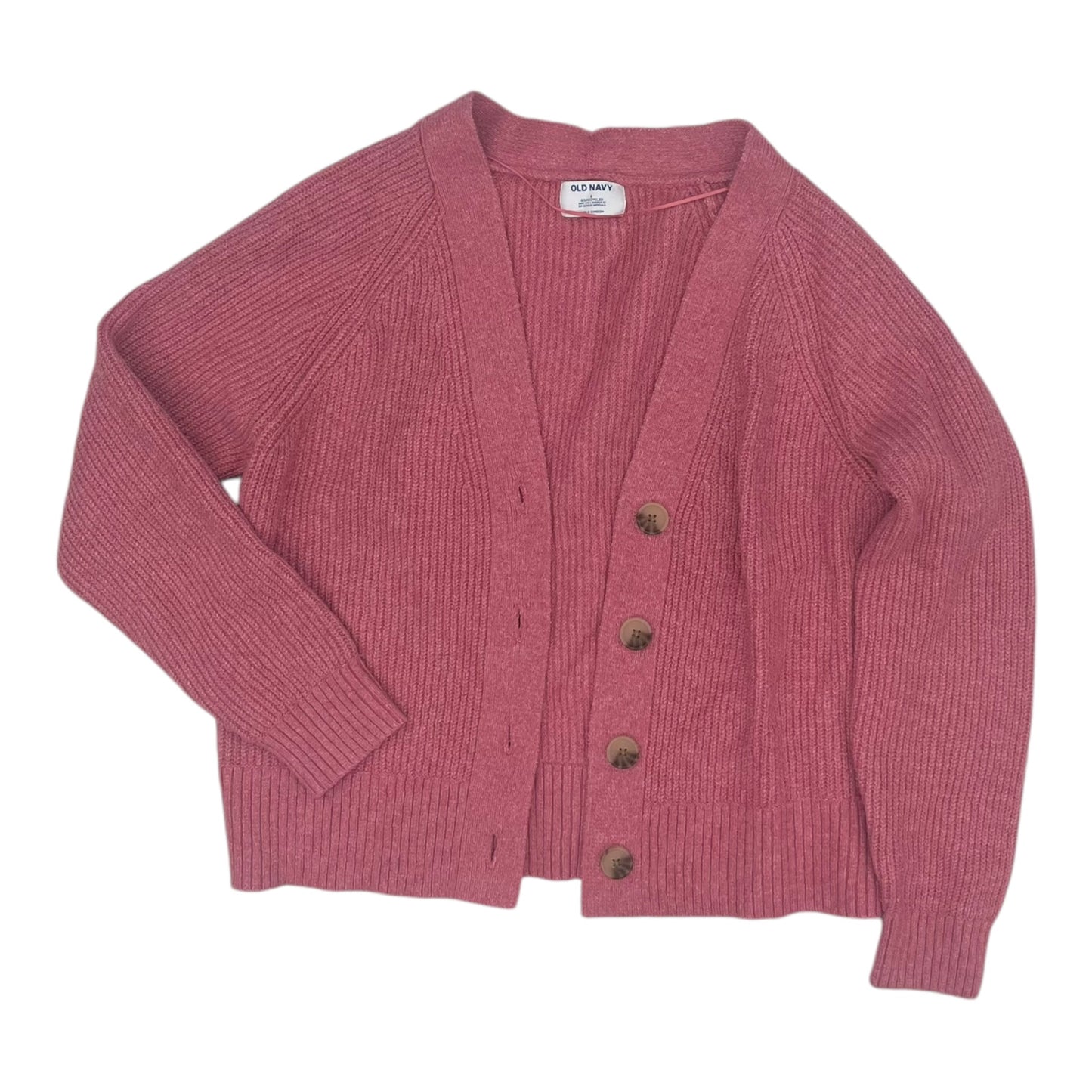 Sweater Cardigan By Old Navy In Pink, Size:S