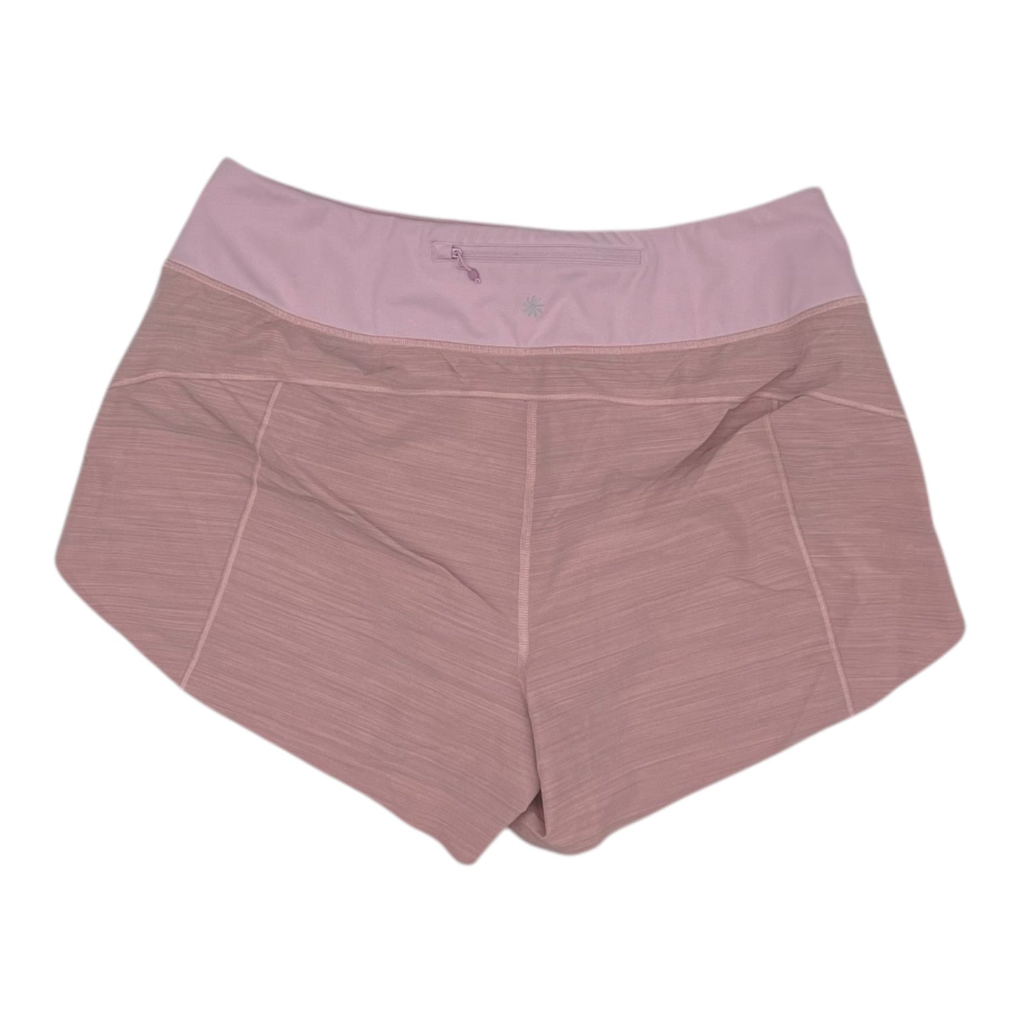 Athletic Shorts By Athleta In Pink, Size:1X