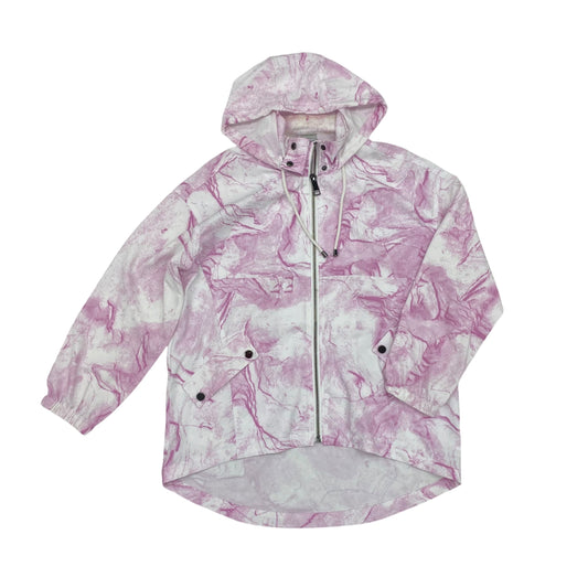 Jacket Windbreaker By Chicos In Pink, Size:M