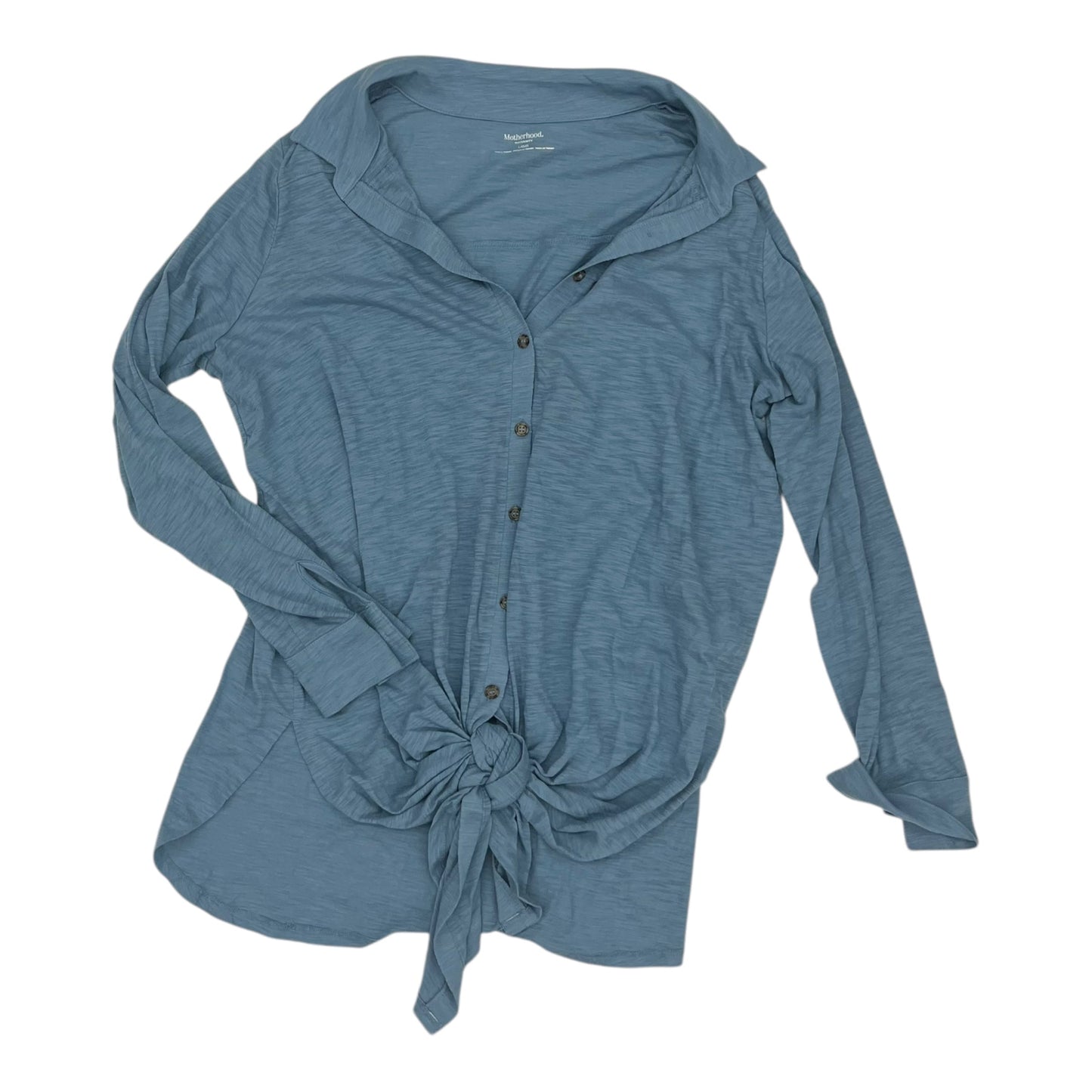 Mat Top Ls By Motherhood In Blue, Size:L