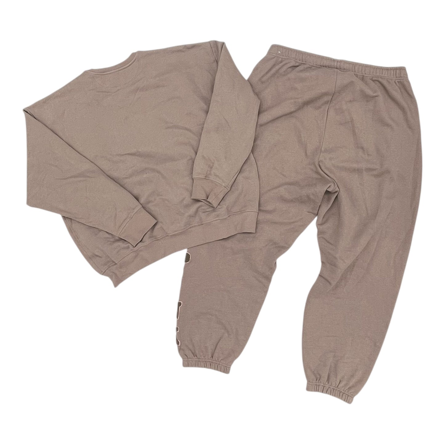 Lounge Set Pants By Pink In Mauve, Size:Xl