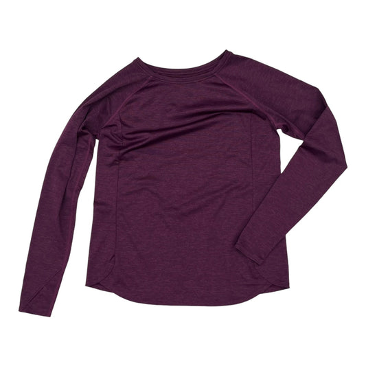 PURPLE ATHLETIC TOP LS CREWNECK by TEK GEAR Size:S