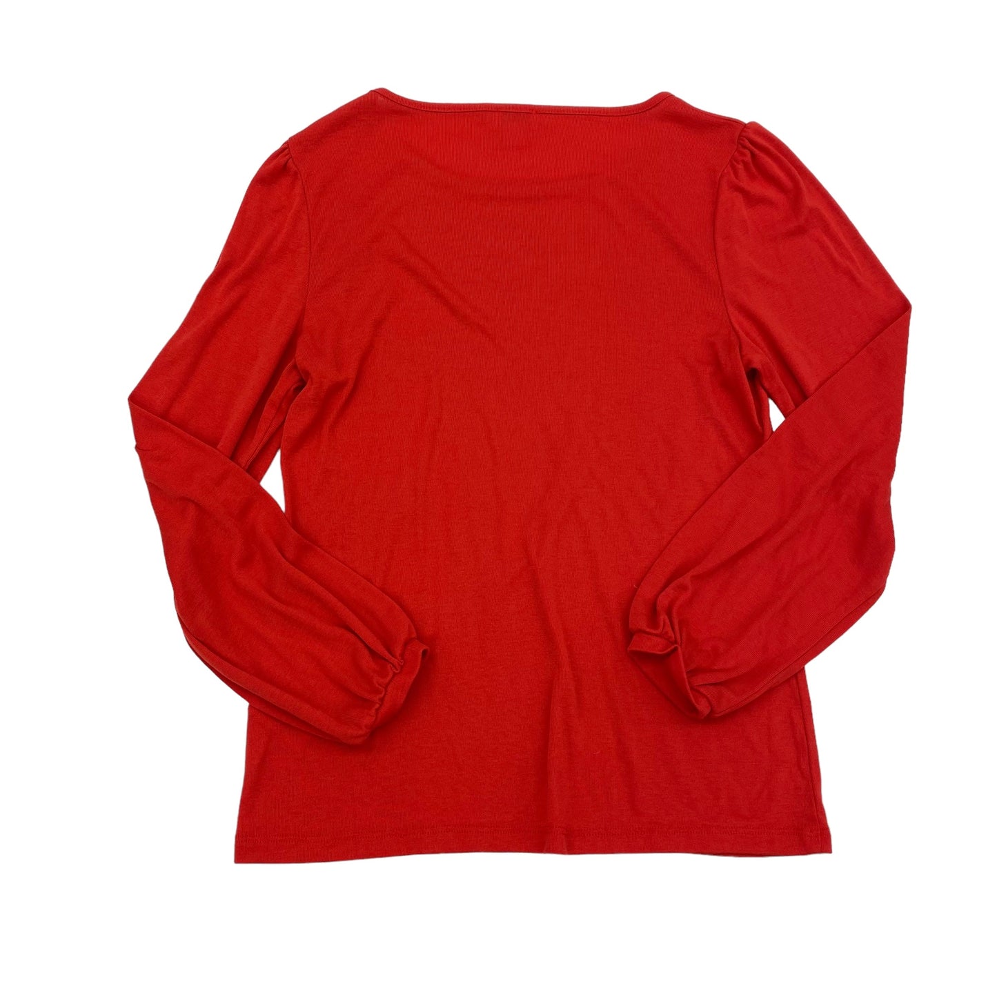 RED TOP LS by J. CREW Size:M