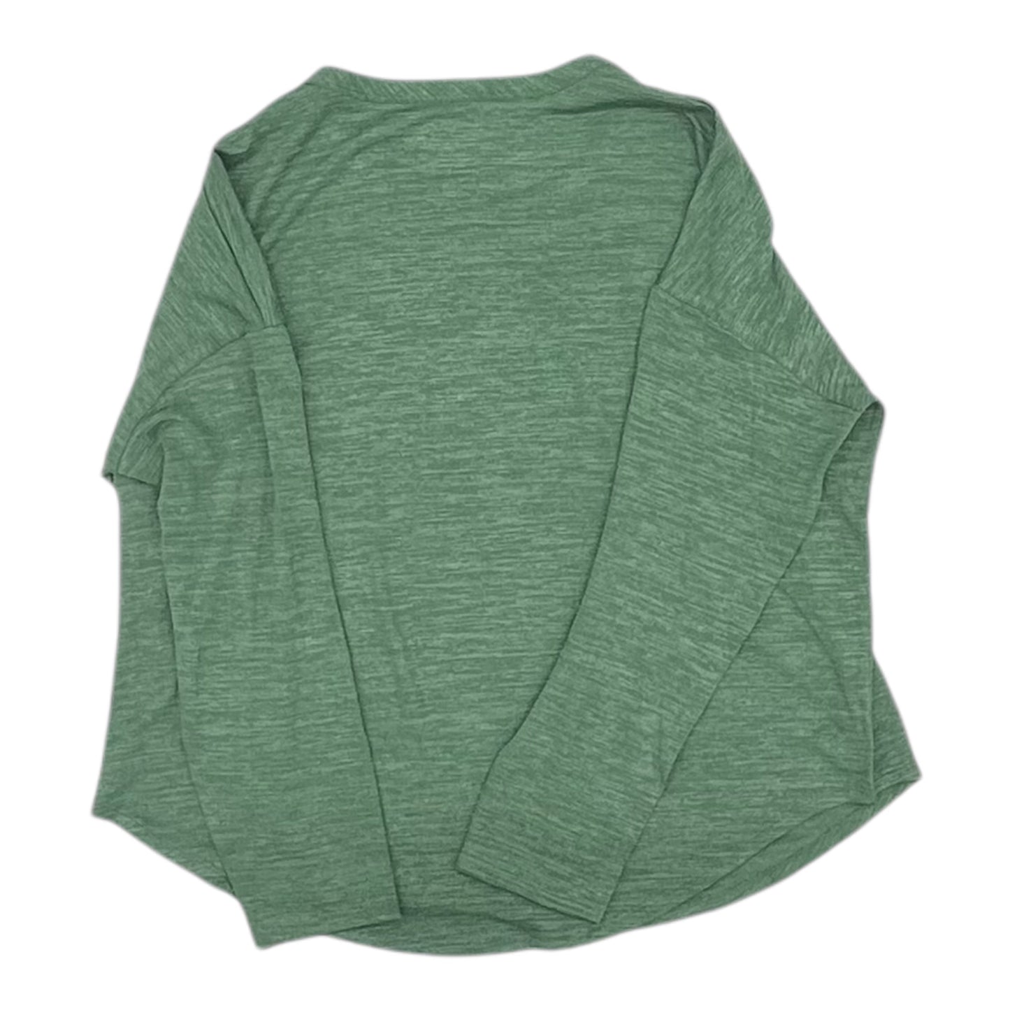 Top Ls By Time And Tru In Green, Size:Xl