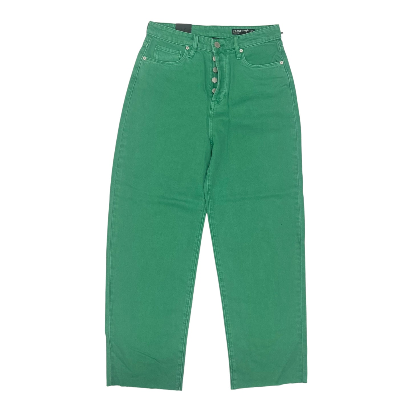 Jeans Straight By Blanknyc In Green Denim, Size:6