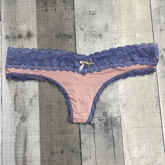 Honeydew Thong Pink Purple XL New