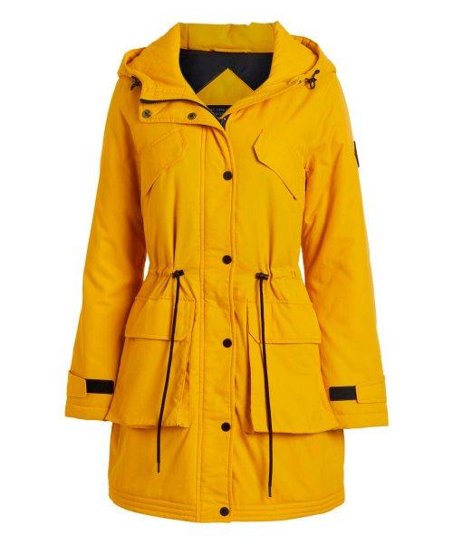 Designer Steve Madden Yellow Drawstring Waist Anorak - Size XL - New