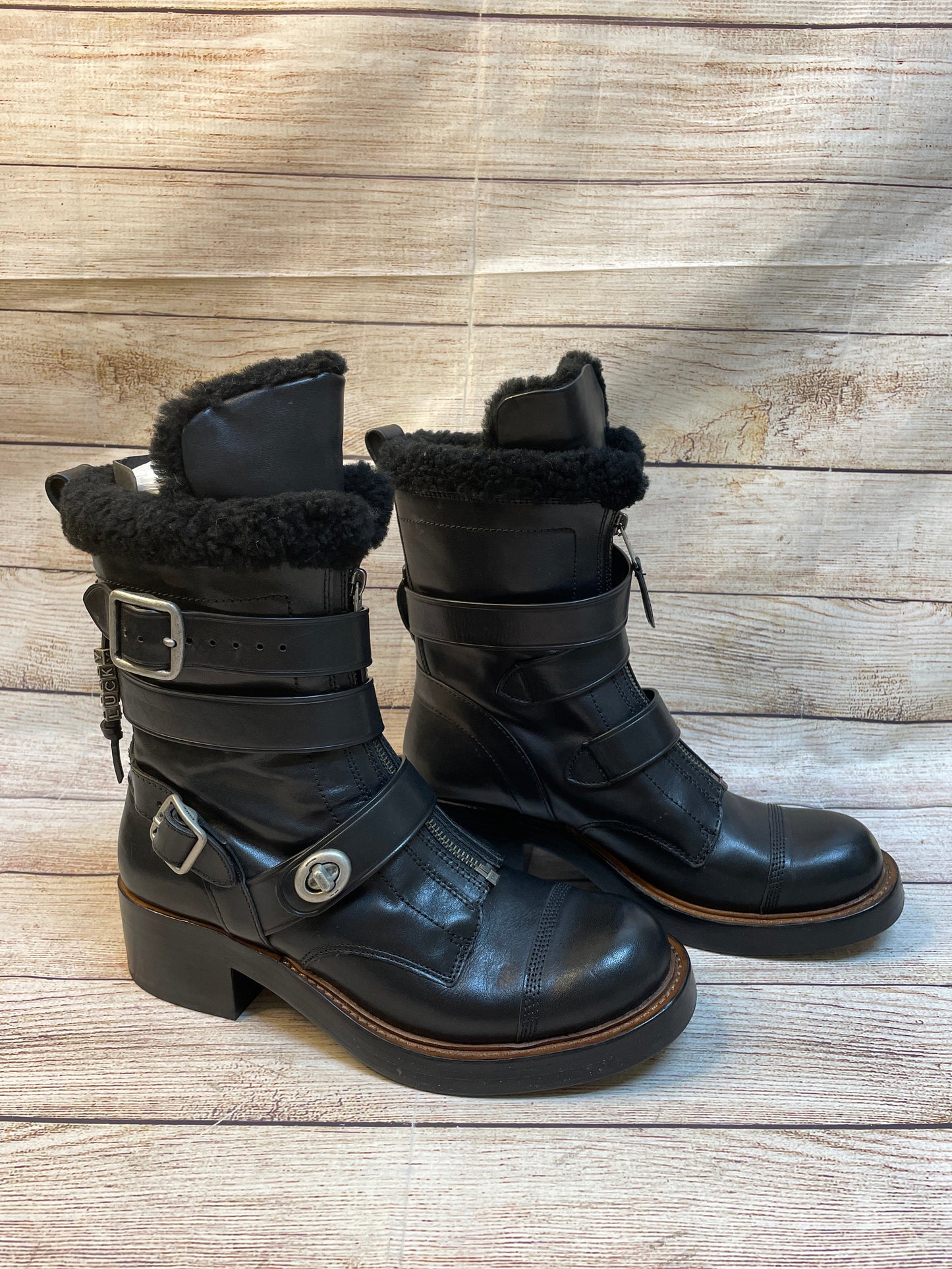 Boots Designer By Coach  Size: 10