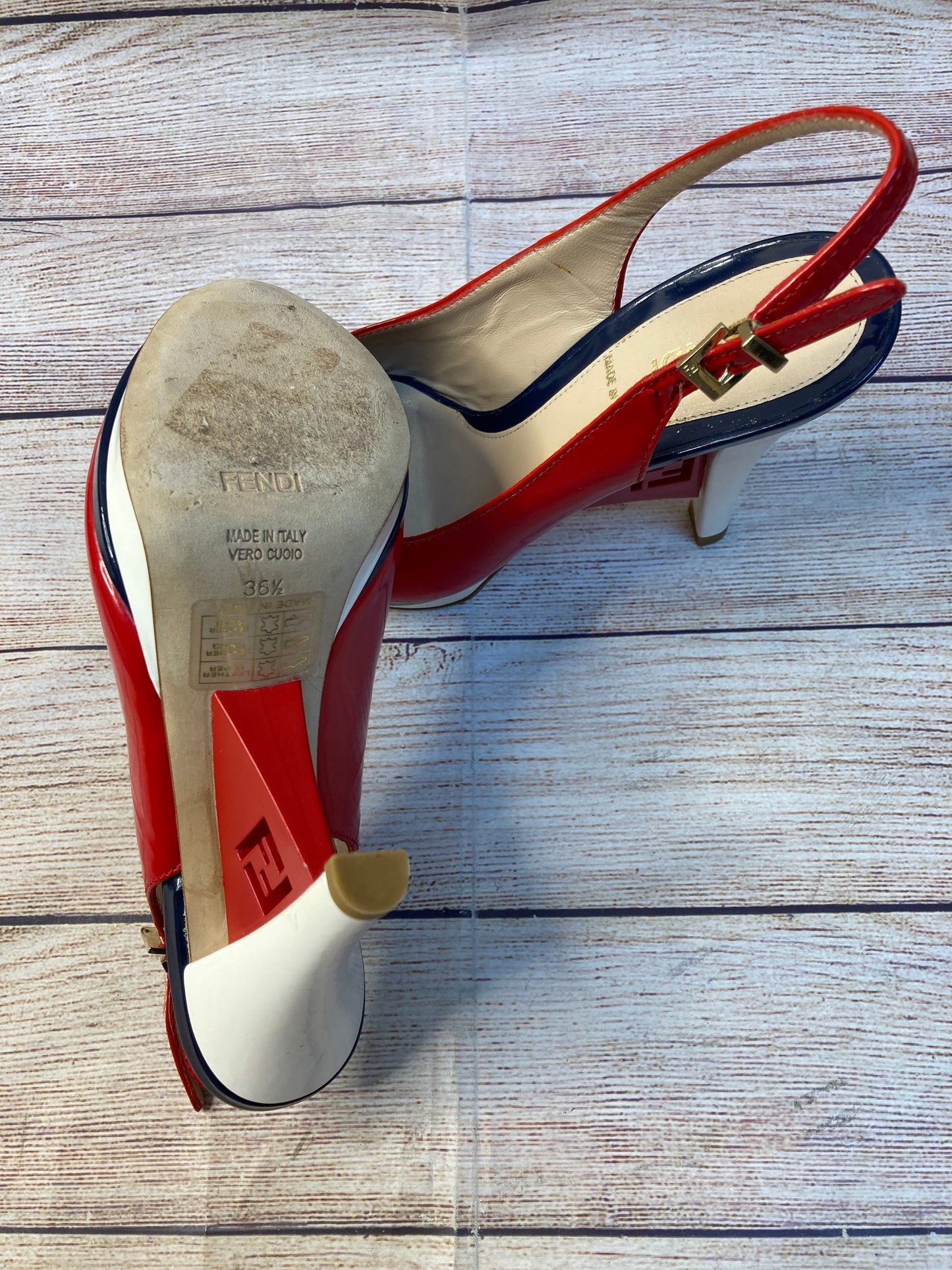 Shoes Heels Stiletto By Fendi  Size: 6.5
