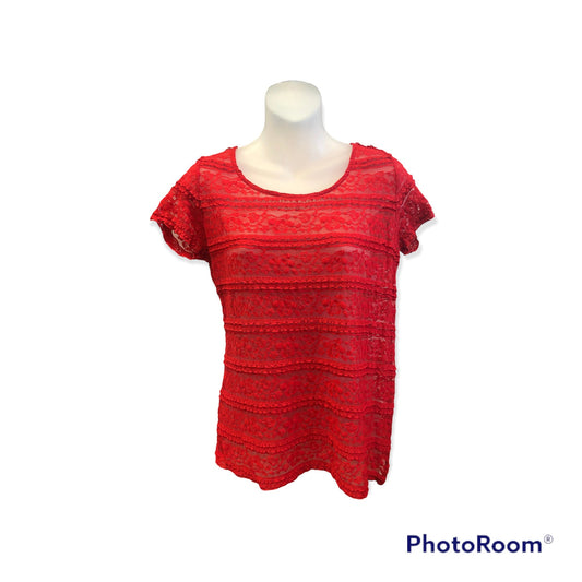 Top Short Sleeve By Elle  Size: M