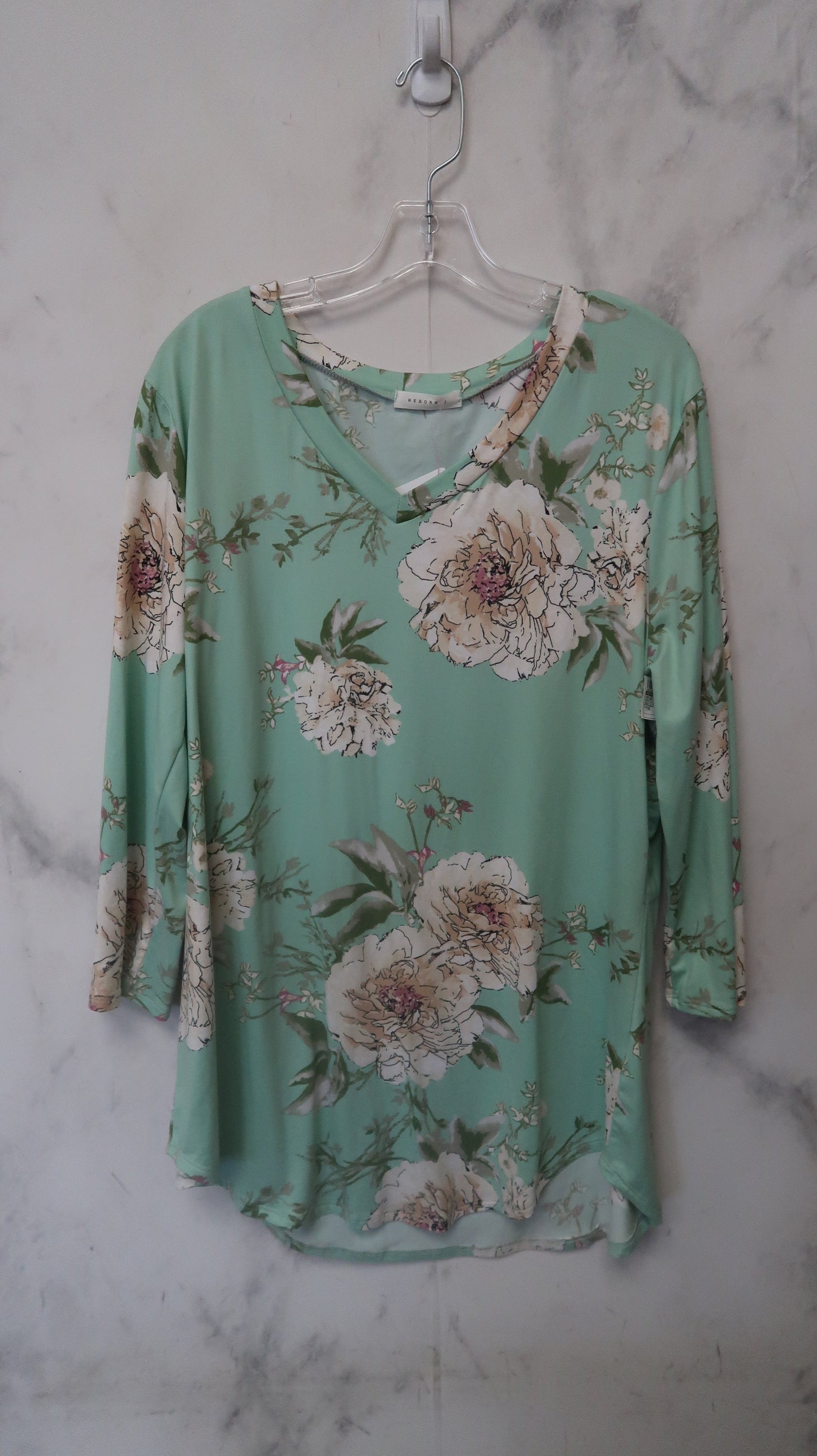 Top Long Sleeve By Reborn J  Size: 2x
