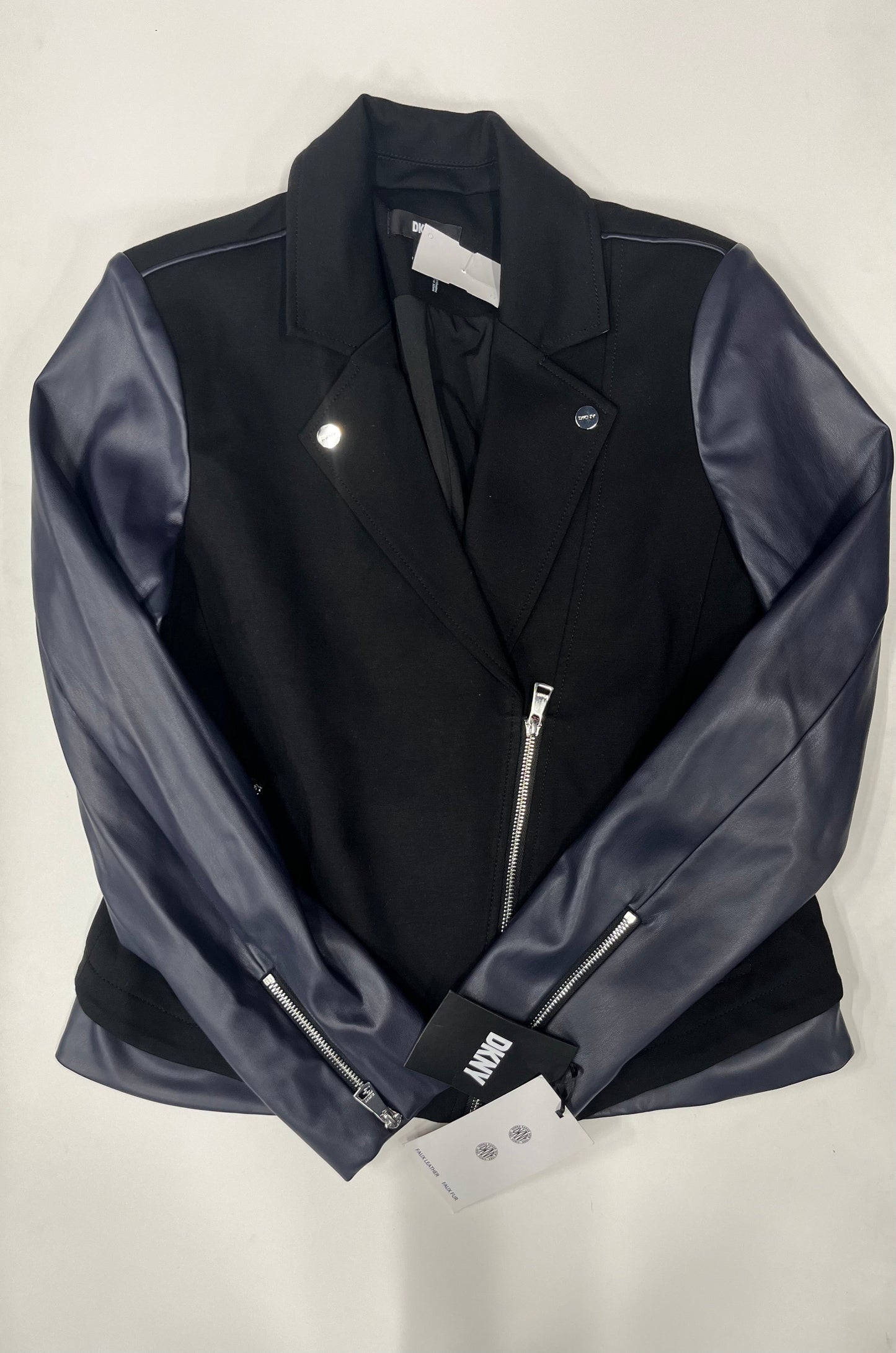 Jacket Moto Leather By Dkny NWT  Size: M