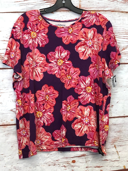 Top Short Sleeve By Croft And Barrow  Size: 2x