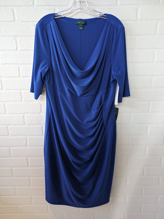 Dress Party Midi By Lauren By Ralph Lauren  Size: 1x