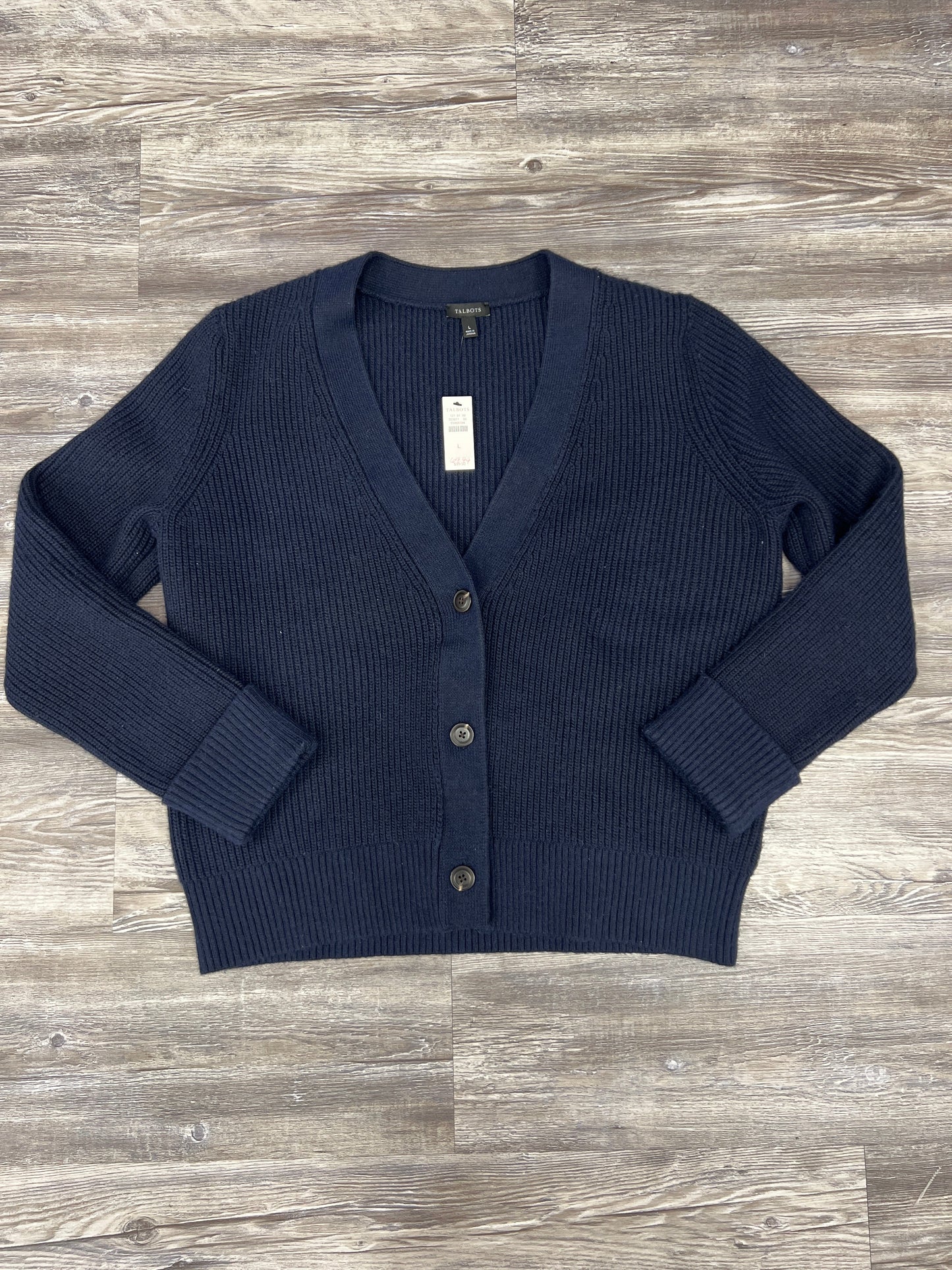 Sweater Cardigan By Talbots Size: L