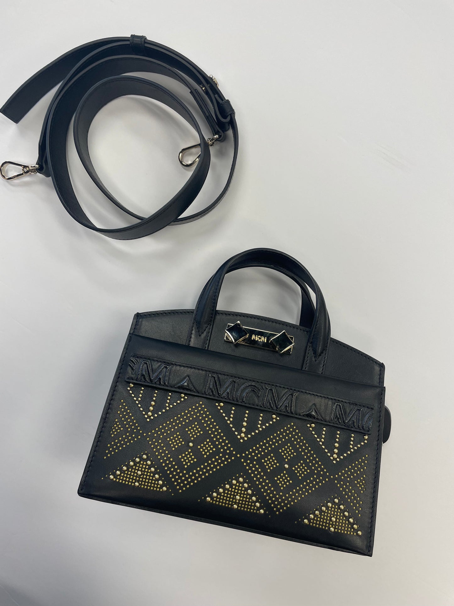 Handbag Luxury Designer By Mcm  Size: Small