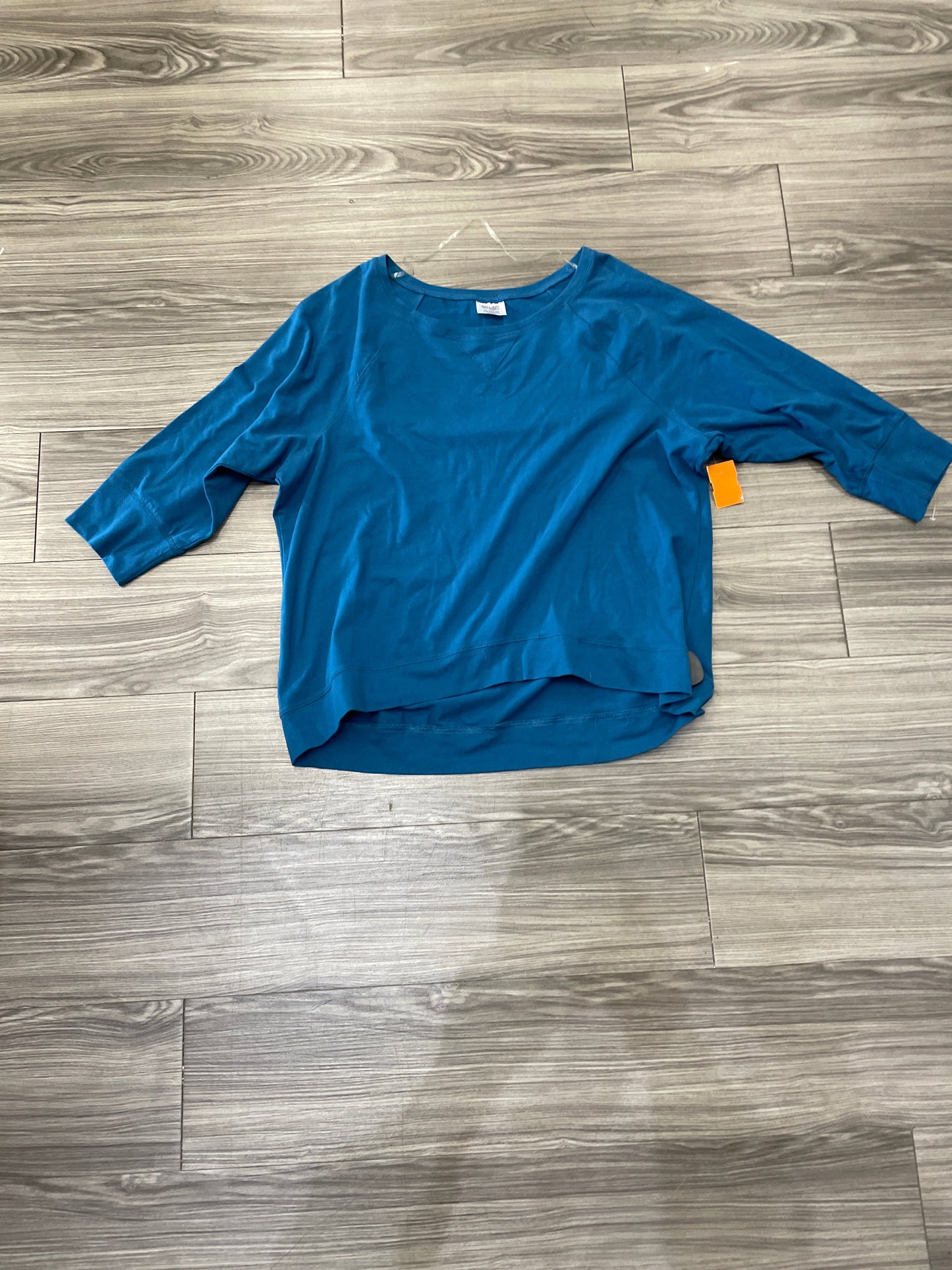 Athletic Top Long Sleeve Crewneck By Danskin  Size: 2x