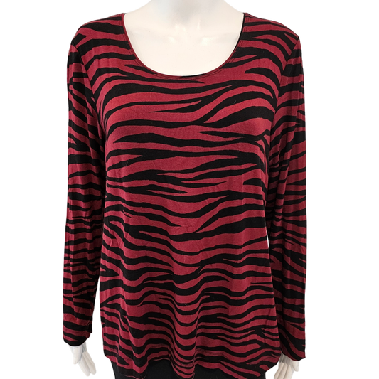 Top 3/4 Sleeve By Chicos  Size: L