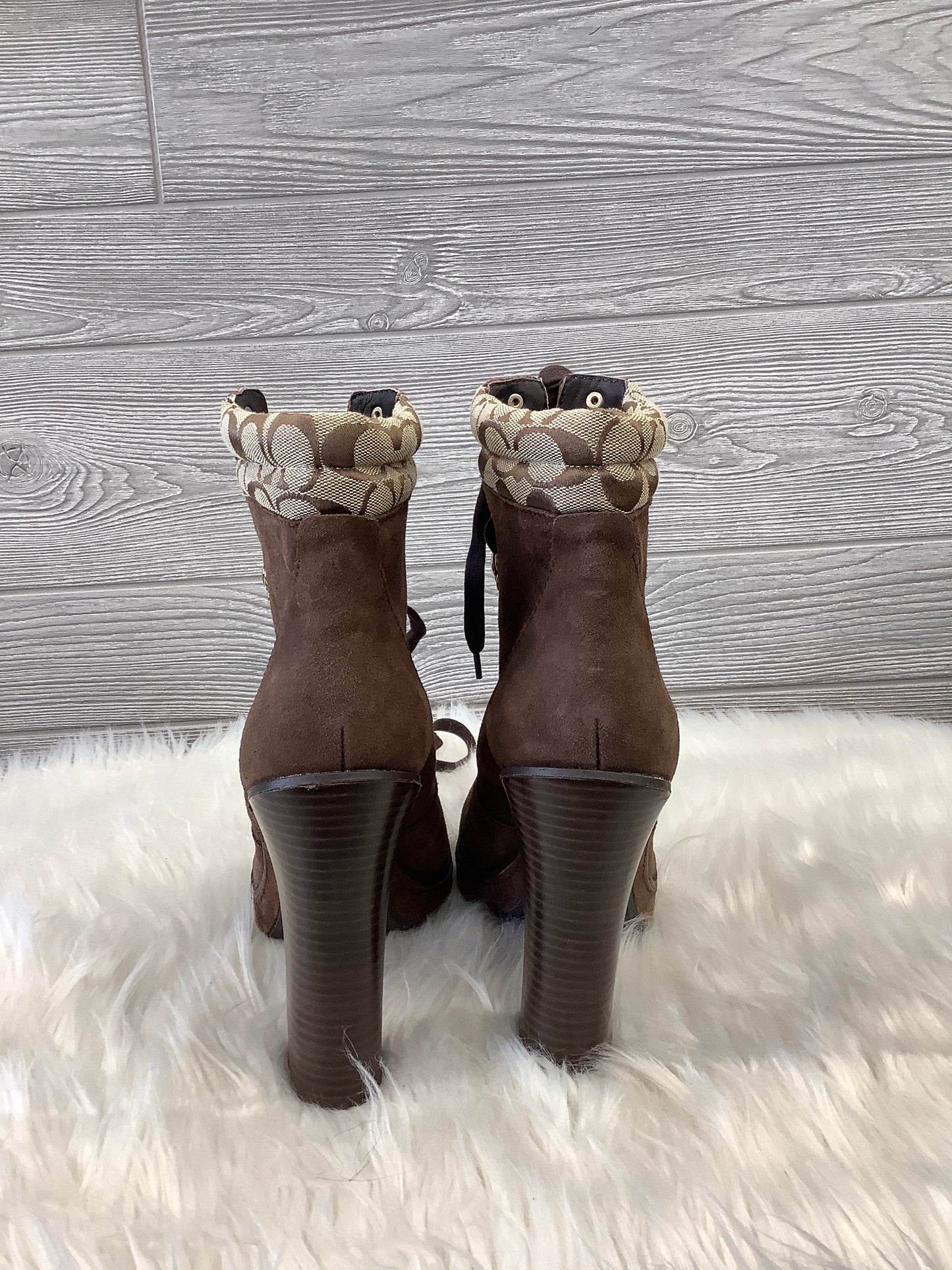 Boots Designer By Coach  Size: 11