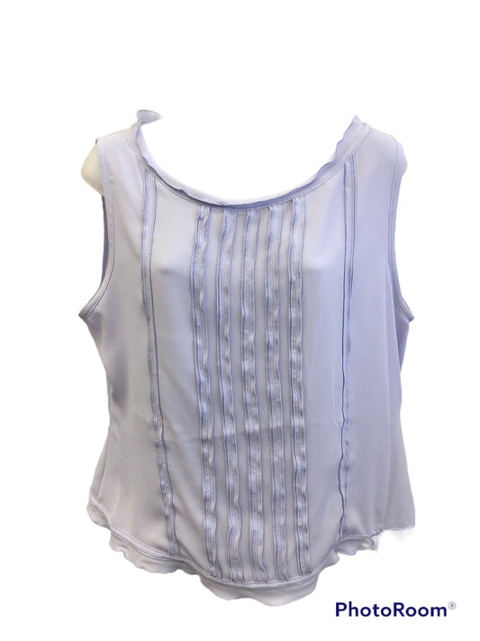 Blouse Sleeveless By Oscar De La Renta  Size: 12