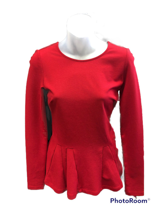 Top Long Sleeve By Carmen By Carmen Marc Valvo  Size: Xs