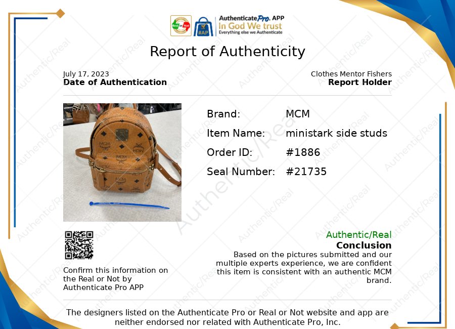 Backpack Luxury Designer By Mcm  Size: Small