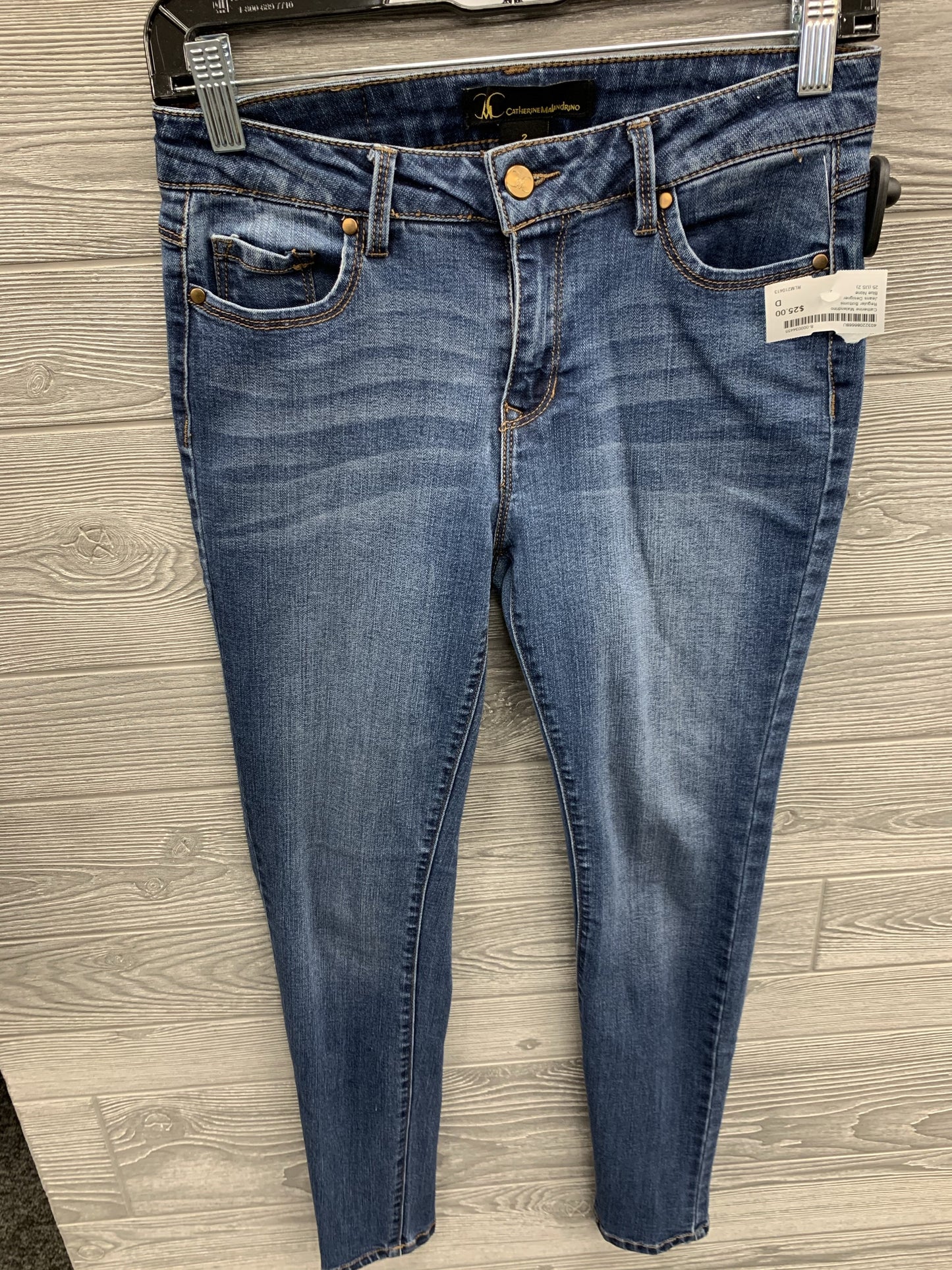 JEANS BY CATHERINE MALANDRINO SIZE 2